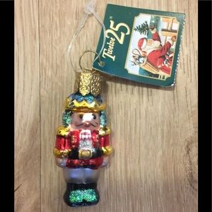 Nutcracker Glass Ornament 1225